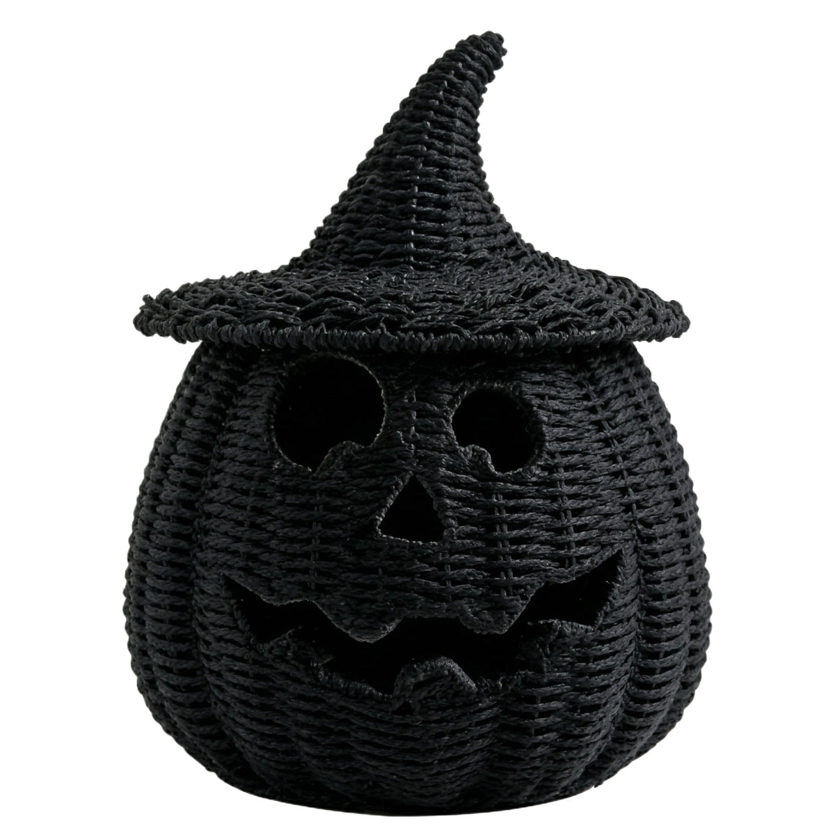 Handwoven Pumpkin Lantern, Rustic Vintage Halloween Decor, 28cm Woven Pumpkin Lantern Without LED Candle Light, Pumpkin Ornament for Mantel Doorstep Halloween Party Decorations