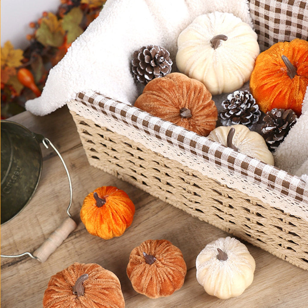 Artificial Pumpkin Decoration for Halloween and Thanksgiving - Foam Fake Pumpkin Model for Home Decor, Fall Parties, and Seasonal Events - Durable and Long-lasting, Various Sizes Available