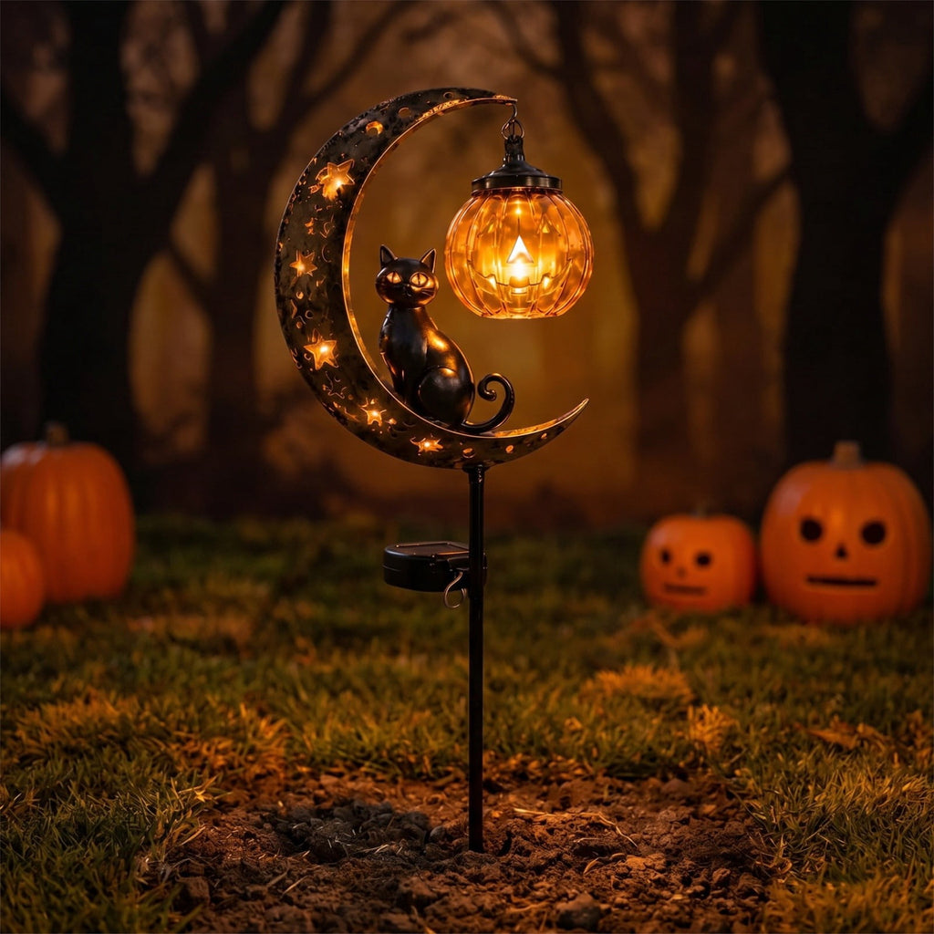 SCNOR 72 Inch Halloween Felt Garland with Ghost Pumpkin Witch Hat Spider Broom, Hanging Decor for Fireplace Mantel Wall