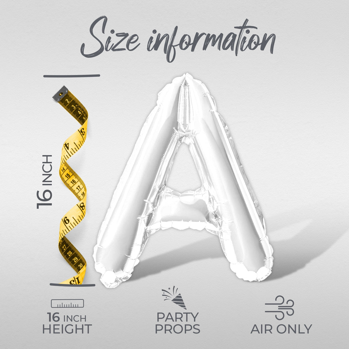Letter Balloons - ALL WITCHES ARE WELCOME 16" Inch Alphabet Letters Foil Mylar Balloon Halloween Party Banner (Gold)