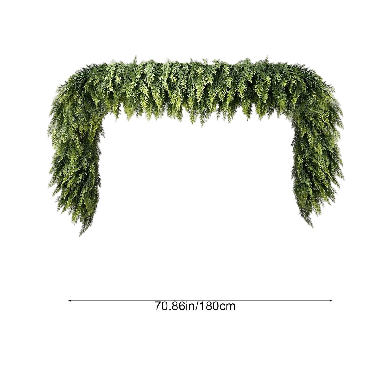 Spring Artificial Flowers Garland, 70 inch Fake Eucalyptus Vine Cherrys Blossoms Hanging Garland Rattan for Mantle Fireplace Wedding Indoor Outdoor Home Decor
