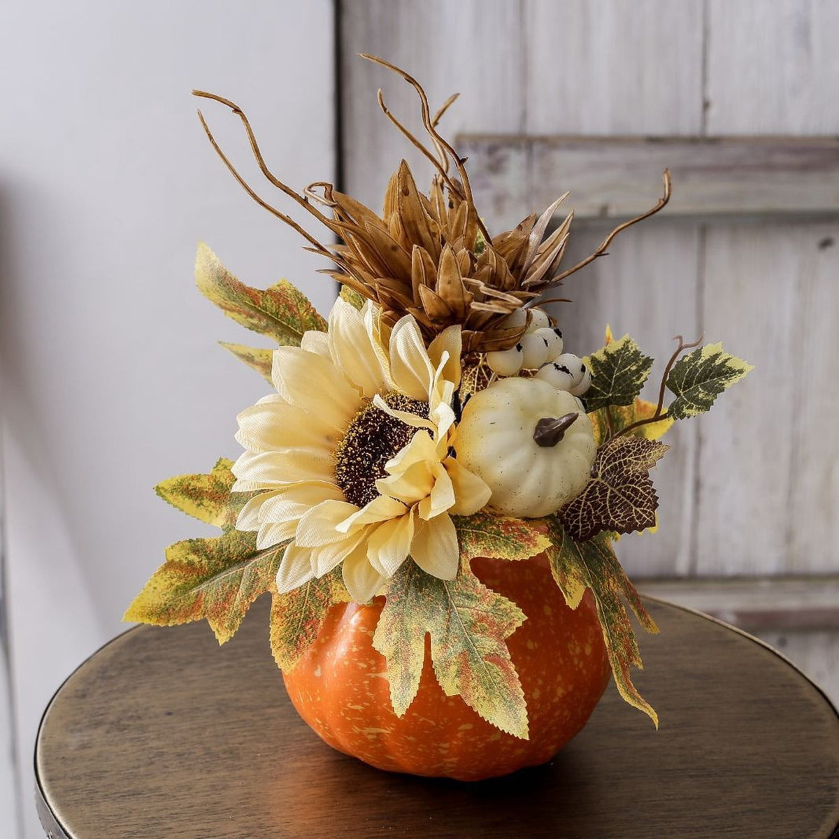 Clearance！Halloween decor, Halloween Indoor Decor, Halloween Decoration Indoor, Halloween Festival Large Pumpkin Ornament Home Decoration Desktop Maple Leaf Sunflower Ornament