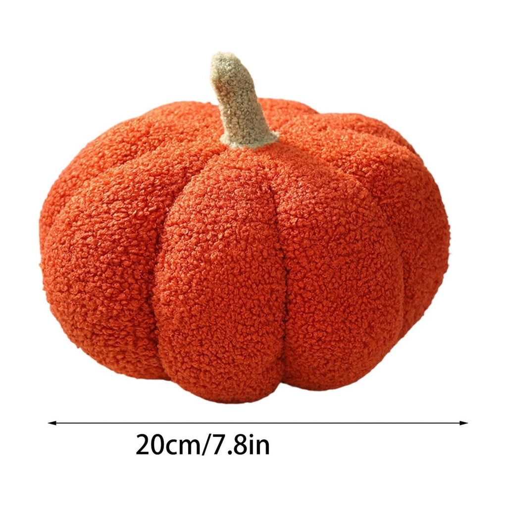 Halloween Plush Pumpkin Decorations, Soft Stuffed Fabric Pumpkins for Fall Harvest & Spooky Season Home Decor