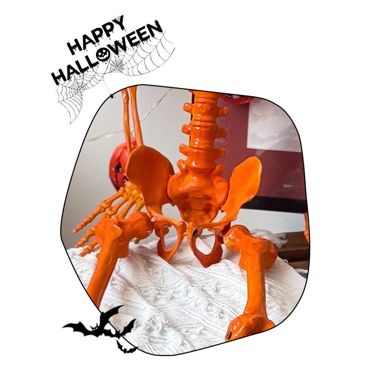 Halloween Spooky Pumpkin Candy Bowls — White Tone with Eerie Shadows, Halloween Decorations for Snack Tables, Dessert Stations & Halloween Party Setups — great for Costume Parties with spooky setups