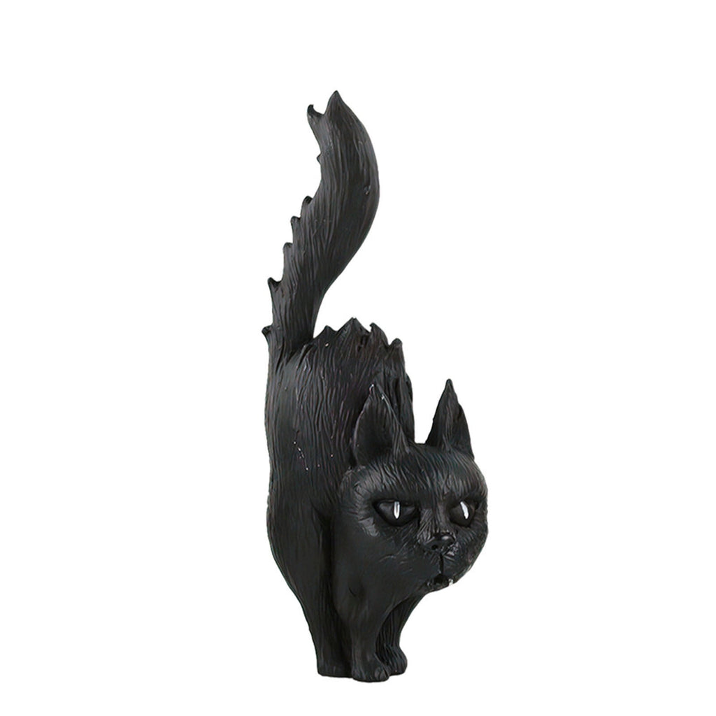 Miniature Halloween Figurines Mini Resin Pumpkin Ghost Kitty Witch Statue Ornaments Pumpkin Doll Miniature Landscape Pumpkin Scene Layout