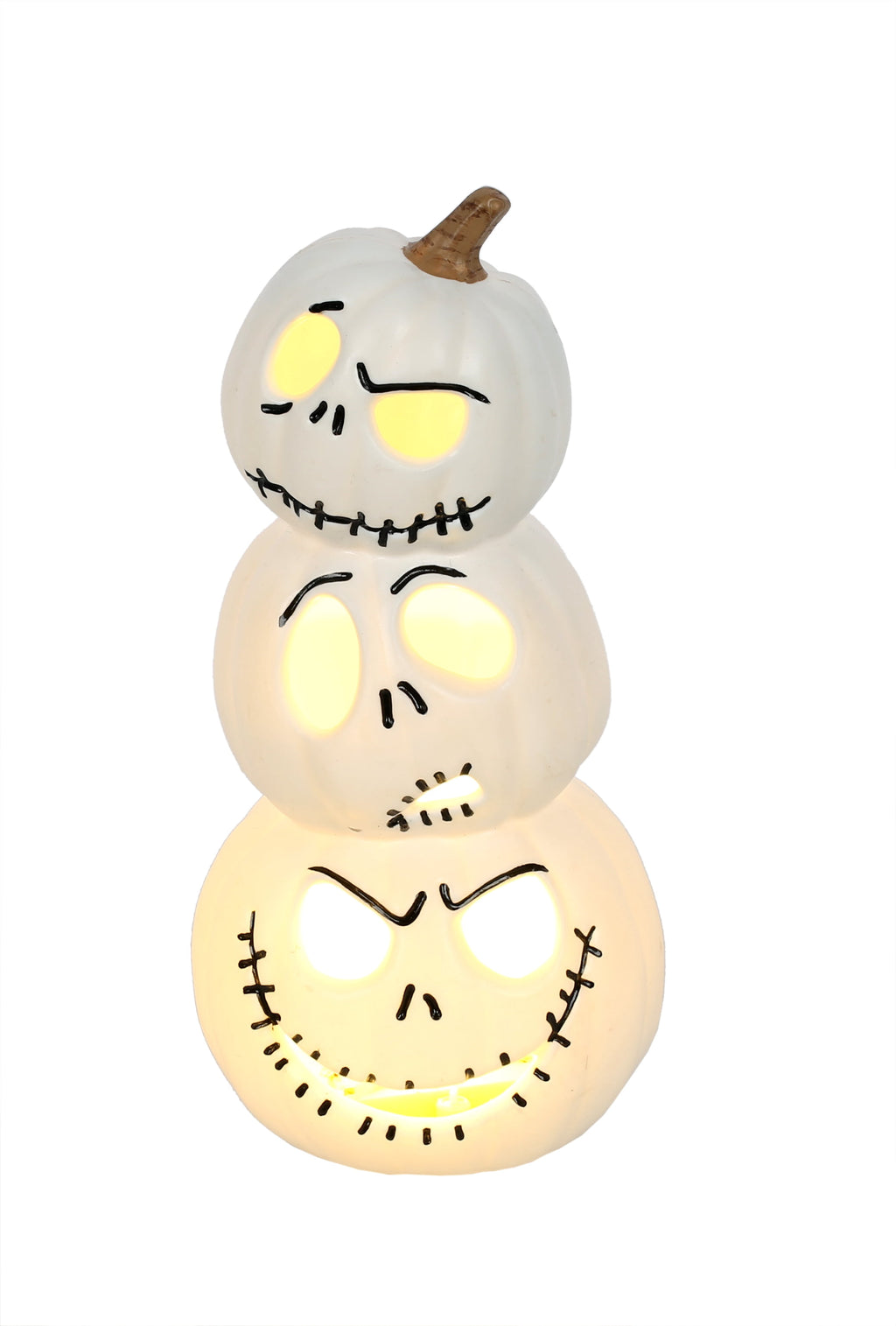 18-Inch Jack Stack Pumpkin White Color Halloween Decoration The Nightmare Before Christmas