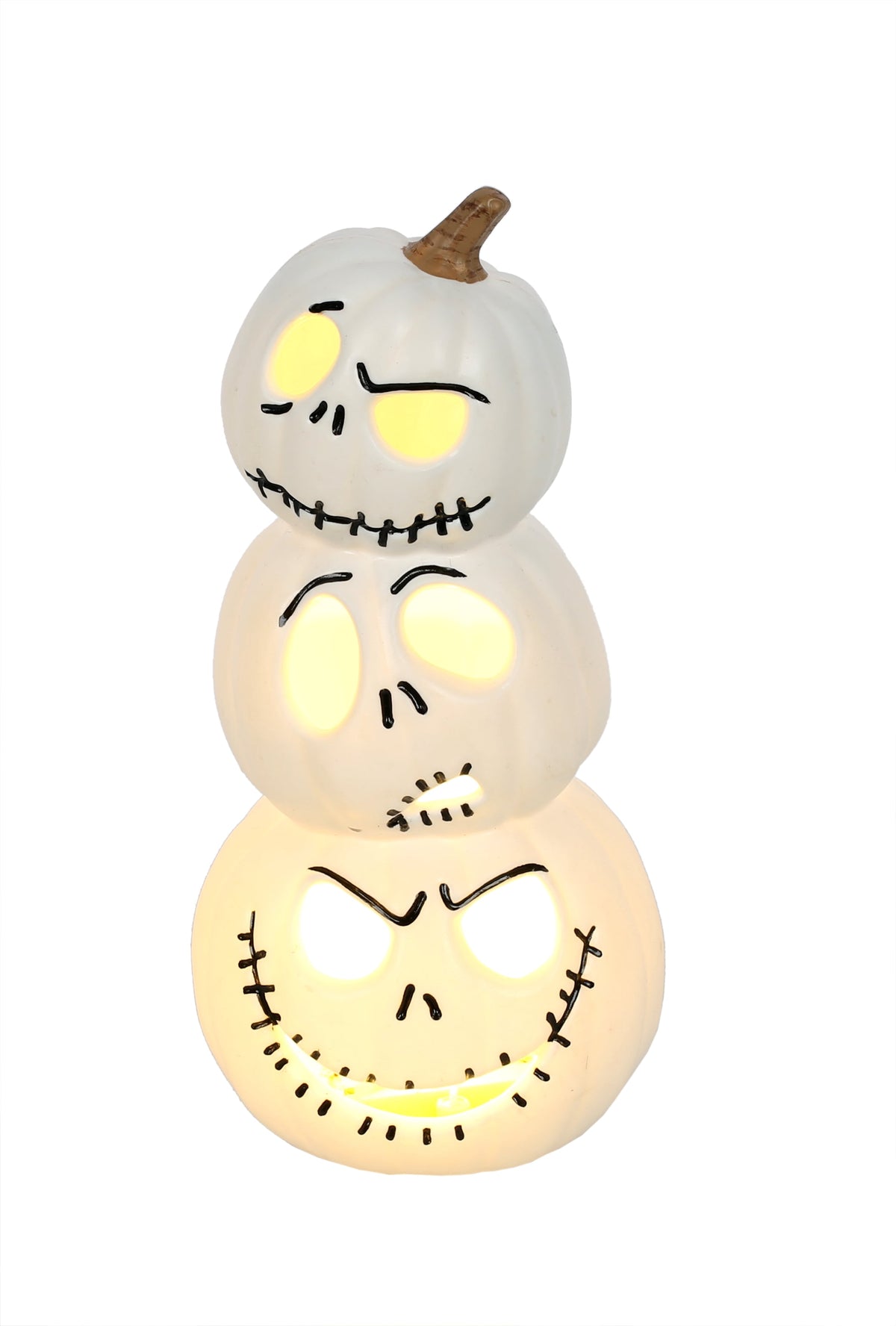 18-Inch Jack Stack Pumpkin White Color Halloween Decoration The Nightmare Before Christmas