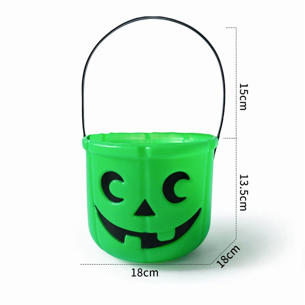 Kyusrd Trick or Treat Halloween Lantern Pumpkin Decoration Lighted Table Centerpieces Ornaments Spooky Pumpkin Prop Decor Decorative Wedding Candy Bowl Organizer Canisters
